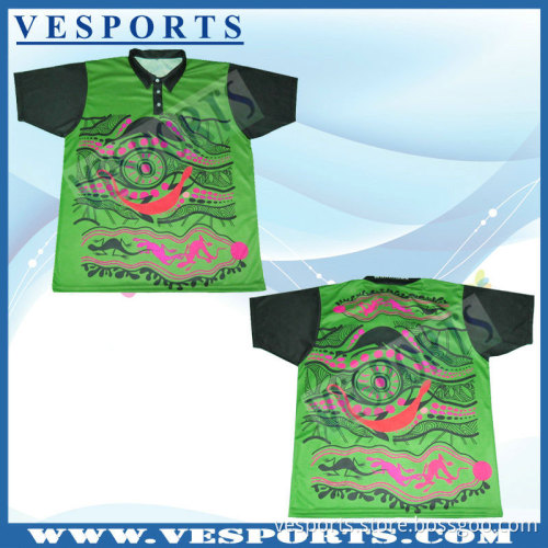 Dry-Fit Tennis Polo Shirt with 100% Polyester